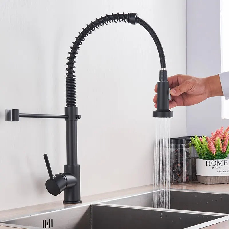 Pull Down Kitchen Faucet