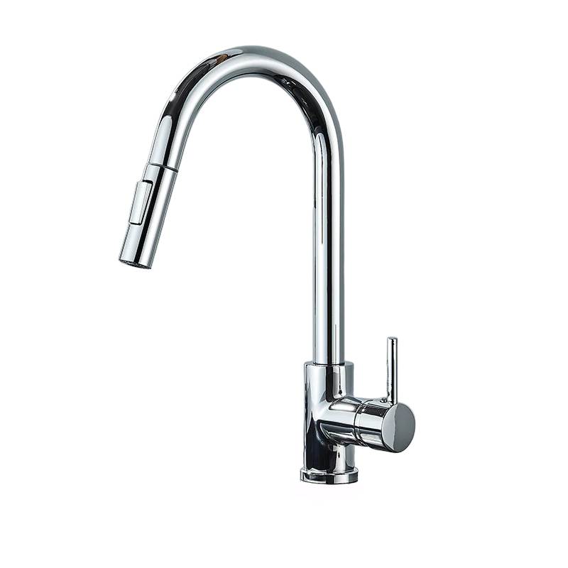 Pull Out Kitchen Faucet - Water Mixer Tap Single Handle