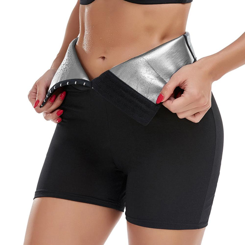 Women High Waist Sauna Shorts